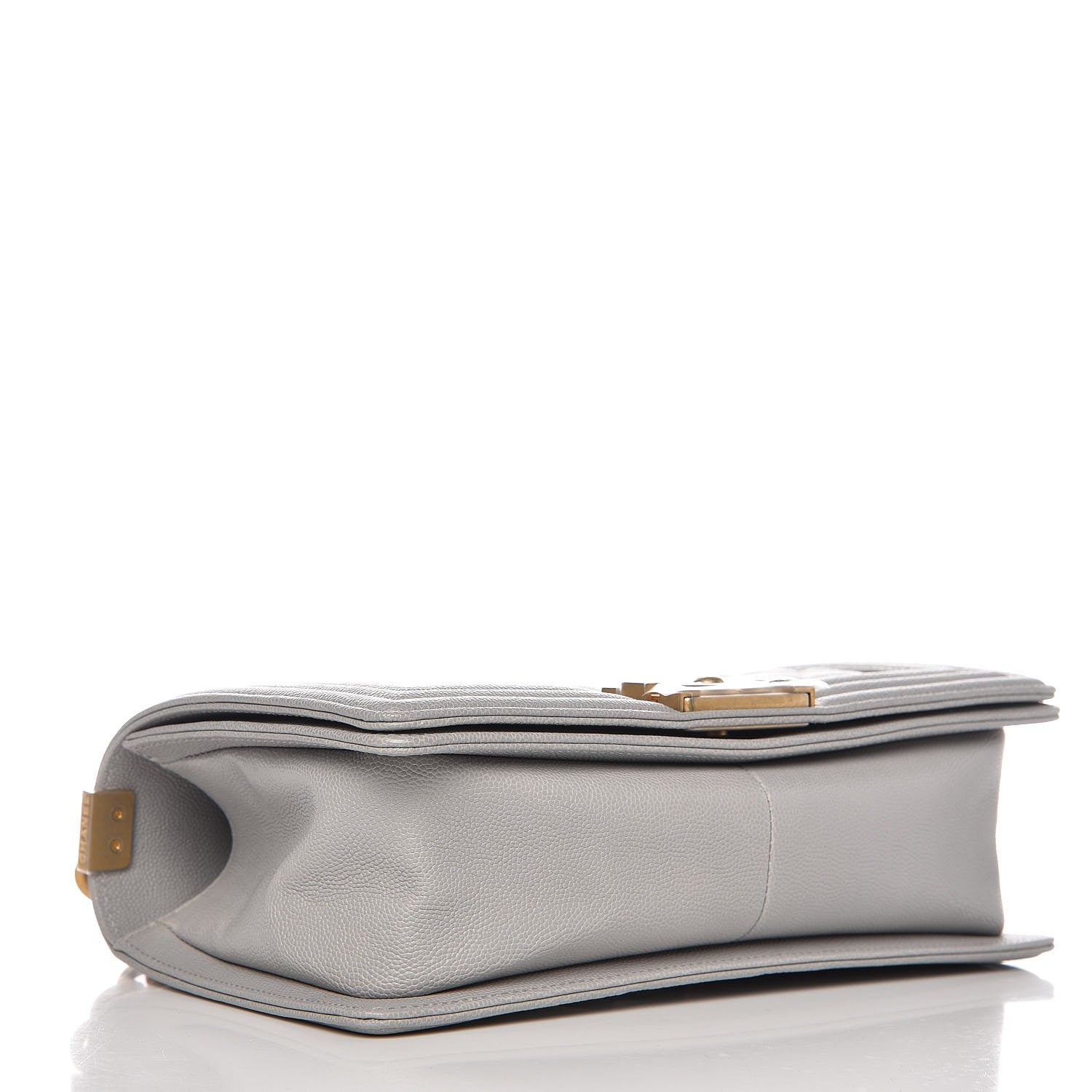 Chanel Caviar Quilted Medium Boy Flap Grey 4 of 8