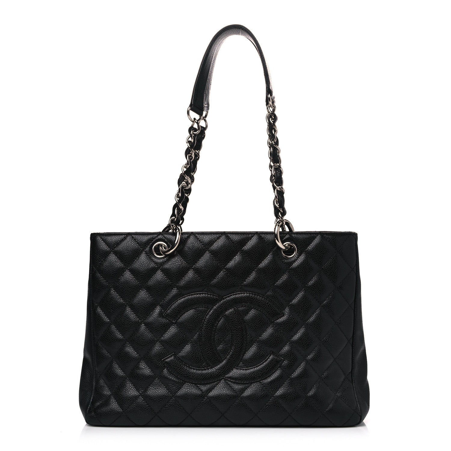 Chanel Caviar Quilted Grand Shopping Tote GST Black 1 of 10