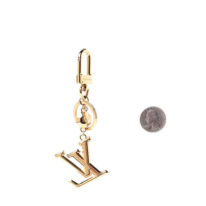 Louis Vuitton LV Facettes Bag Charm Key Holder Gold 2 of 3