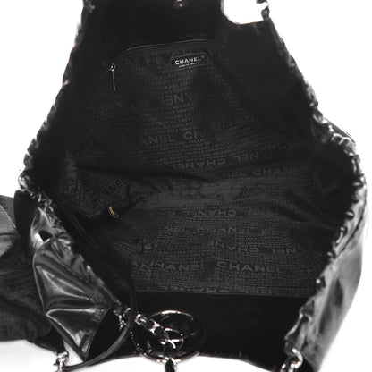 Chanel Vinyl XL Coco Cabas Black 6 of 18