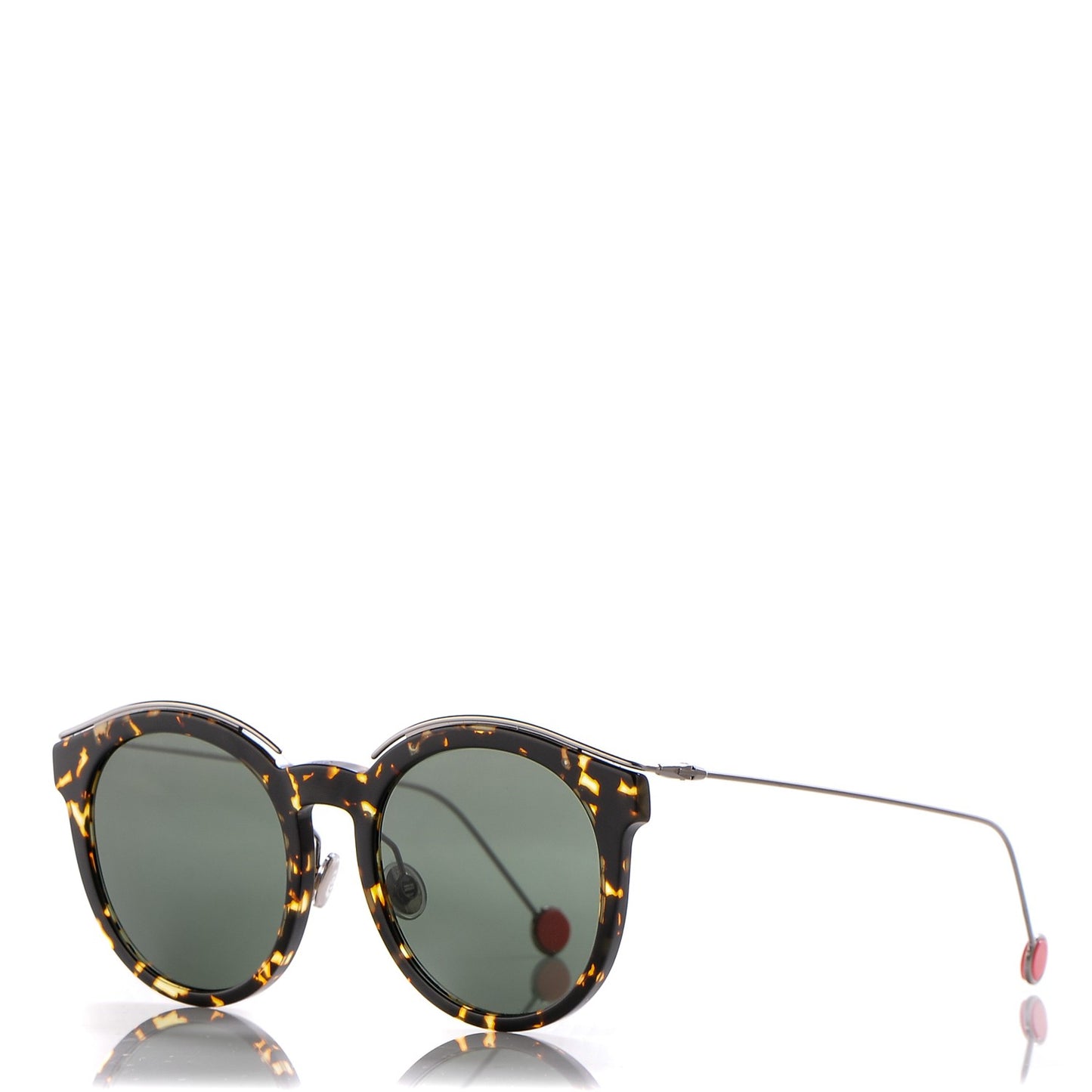 Blossom 52mm Round Sunglasses Havana