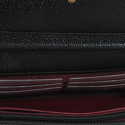 Chanel Caviar Wallet on Chain WOC Black 6 of 8
