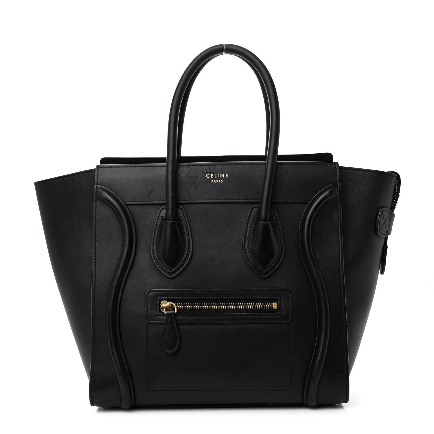 Celine Smooth Calfskin Micro Luggage Black 1 of 11
