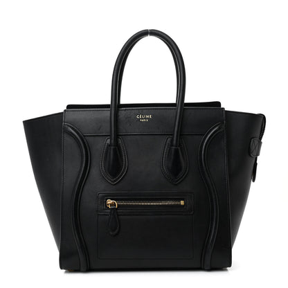 Celine Smooth Calfskin Micro Luggage Black 1 of 11