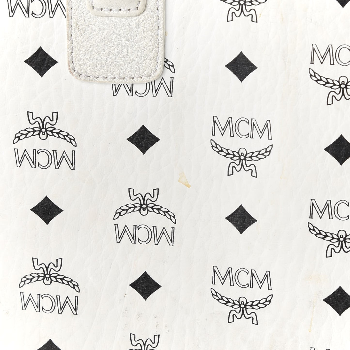 Visetos Medium Liz Reversible Shopper Tote White