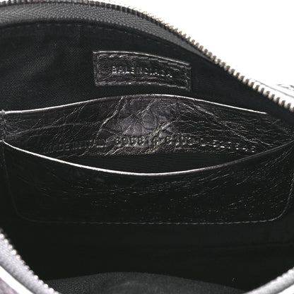Balenciaga Metallic Agneau Arena Le Cagole Purse With Chain Mini Silver 7 of 11