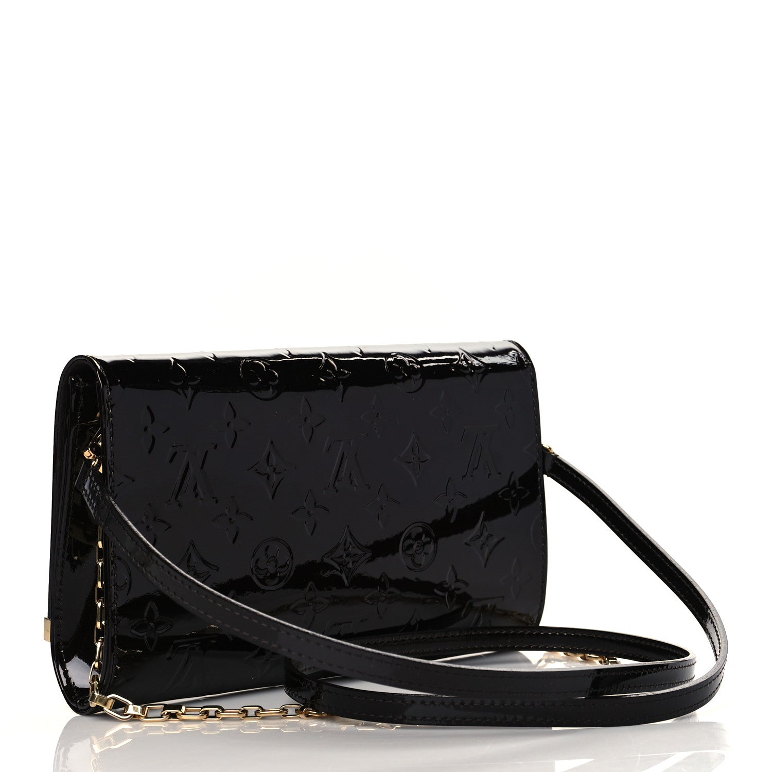 Louis Vuitton Vernis Ana Clutch Amarante 3 of 11