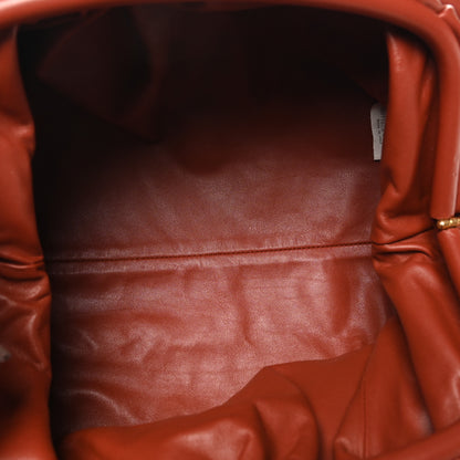 Bottega Veneta Smooth Butter Calf The Pouch Oversized Clutch Rust 5 of 10