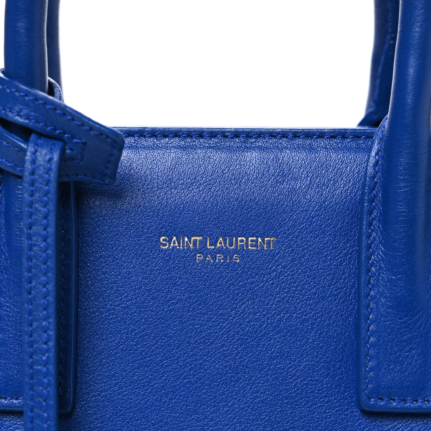 Saint Laurent Calfskin Nano Sac De Jour Royal Blue 8 of 11