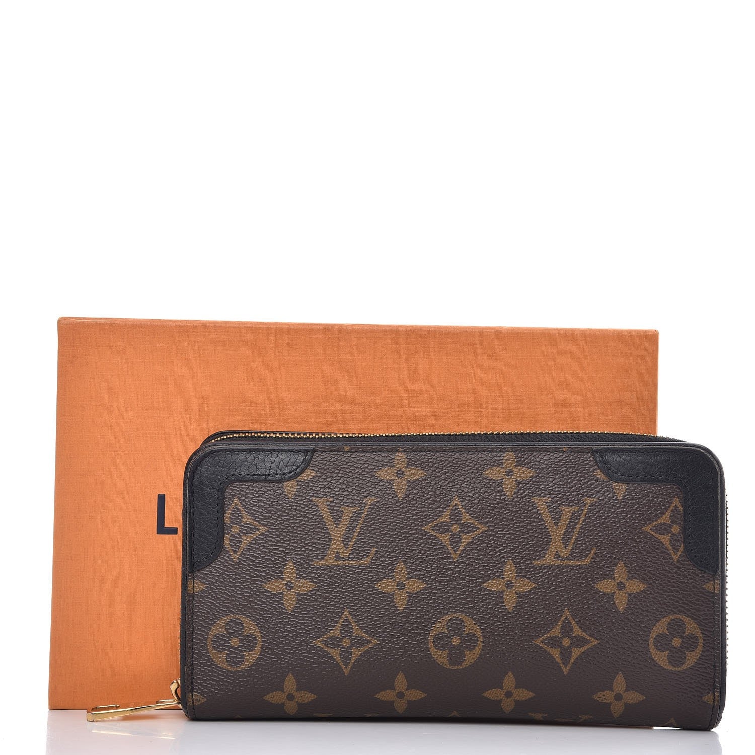Louis Vuitton Monogram Zippy Retiro Wallet Black 11 of 11