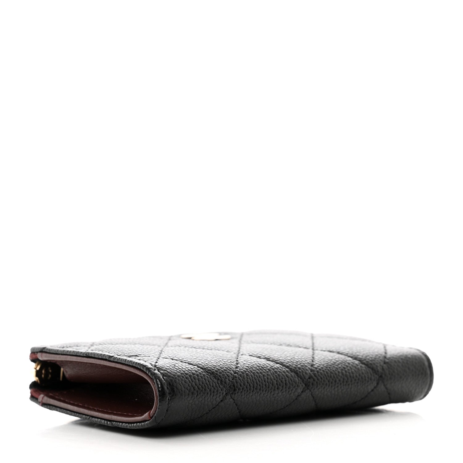 Chanel Caviar Quilted Zipped Key Holder Case Black 4 of 11