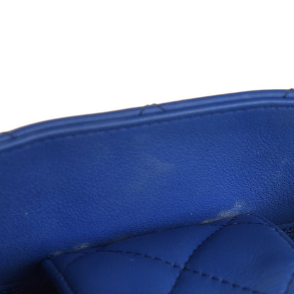 Chanel Calfskin Quilted Large CC Shopping Tote Blue 11 of 14