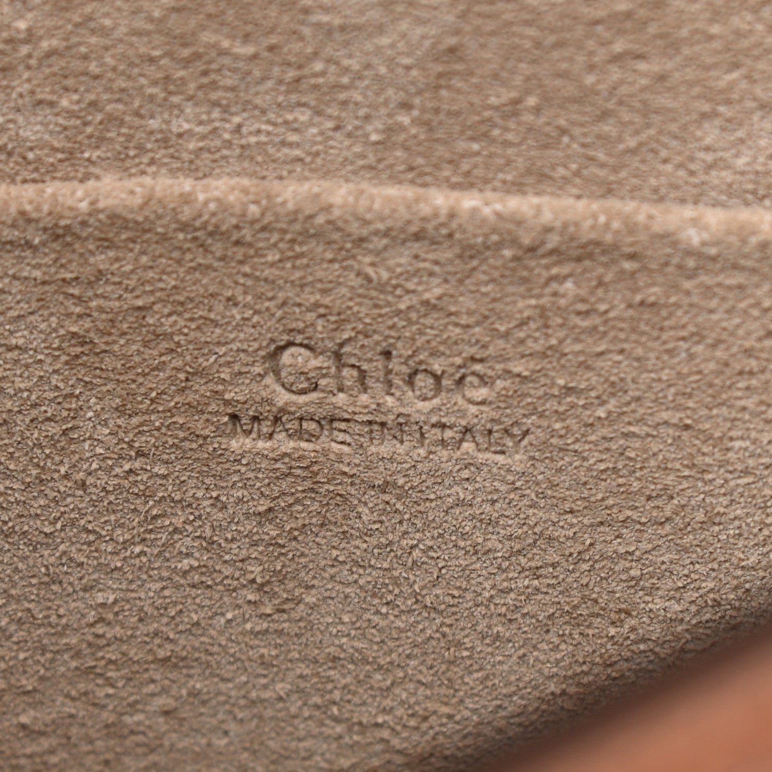 Chloe Calfskin Suede Medium Nile Bracelet Bag Caramel 6 of 10