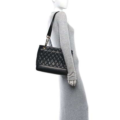 Chanel Lambskin Quilted Shoulder Bag Black 2 of 10