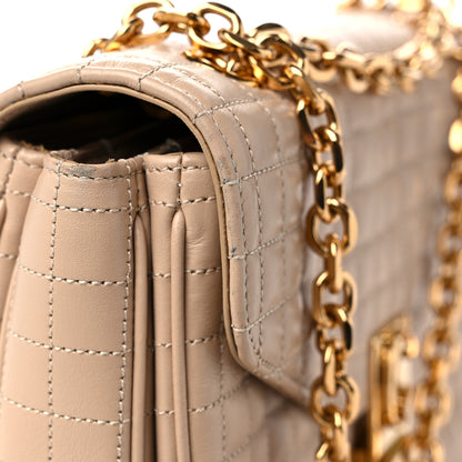 Celine Calfskin Quilted Medium C Bag Beige 14 of 16
