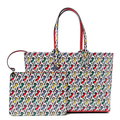 Christian Louboutin Patent Calfskin Small East West Cabata Tote Multicolor 1 of 4