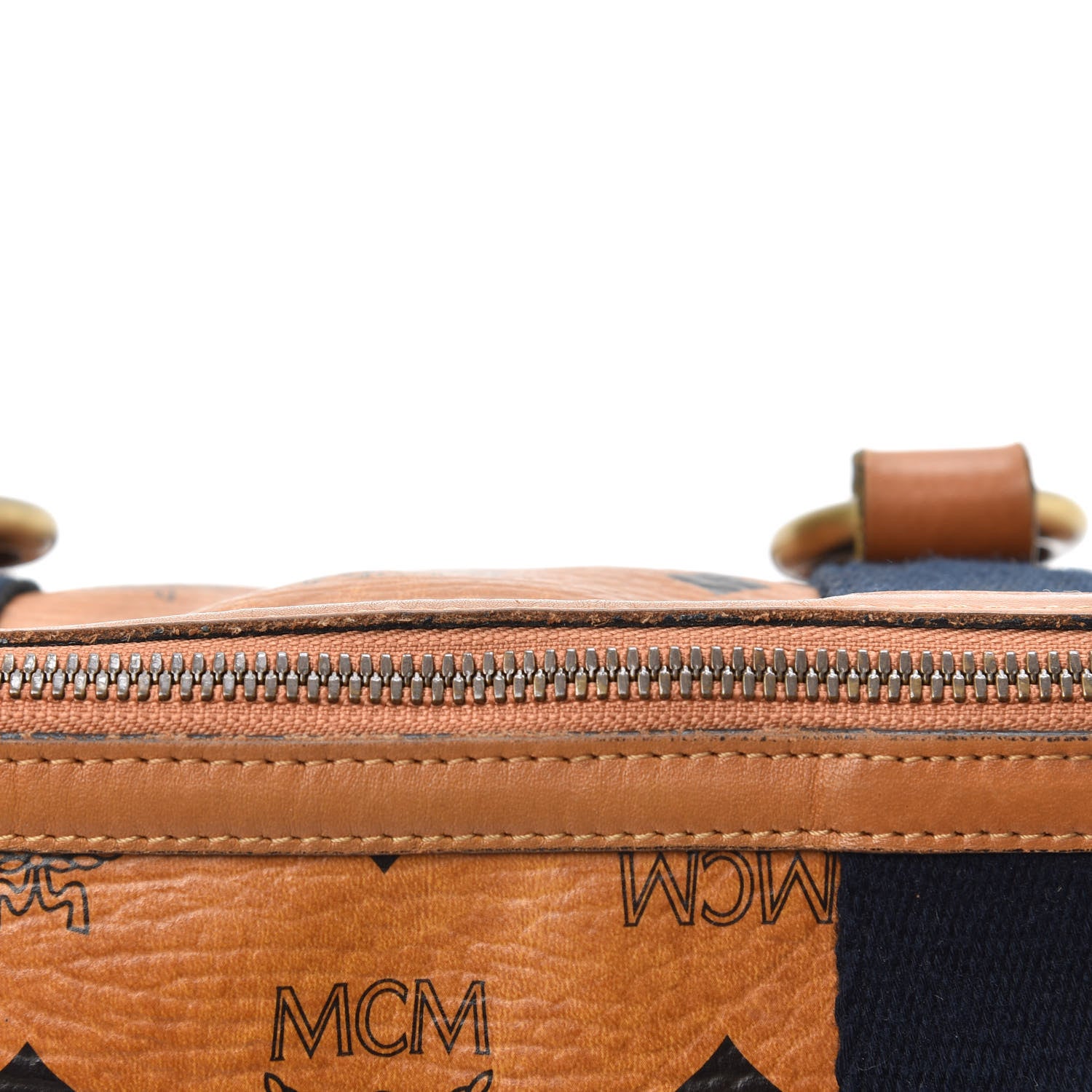 MCM Visetos Bag Cognac 10 of 11