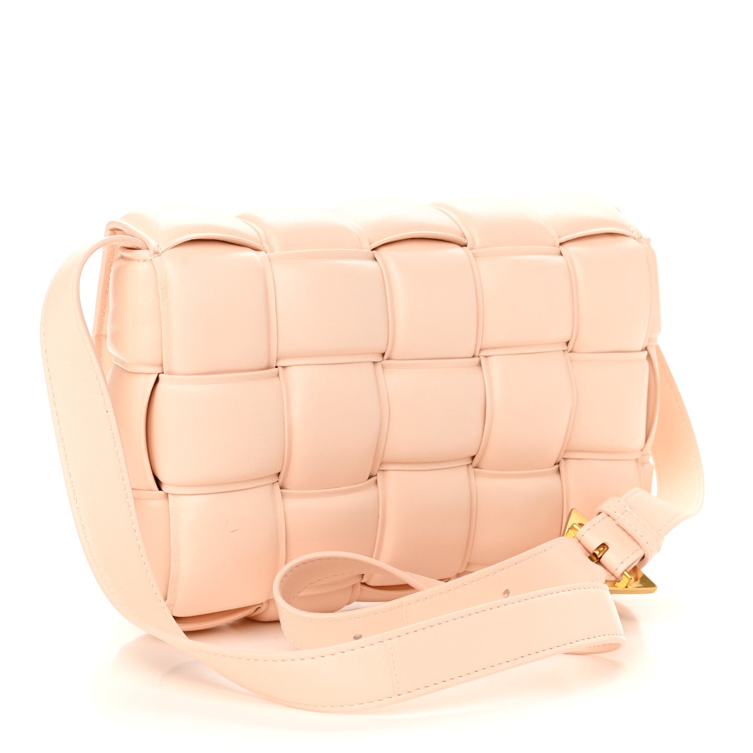 Bottega Veneta Nappa Maxi Intreccio Padded Cassette Crossbody Bag Melon Washed 3 of 8