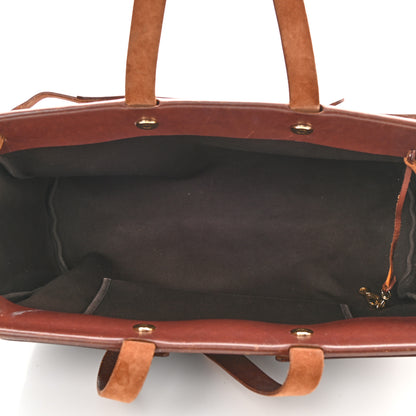 Hermes Toile Vache Hunter Herbag Cabas PM Havane 5 of 9