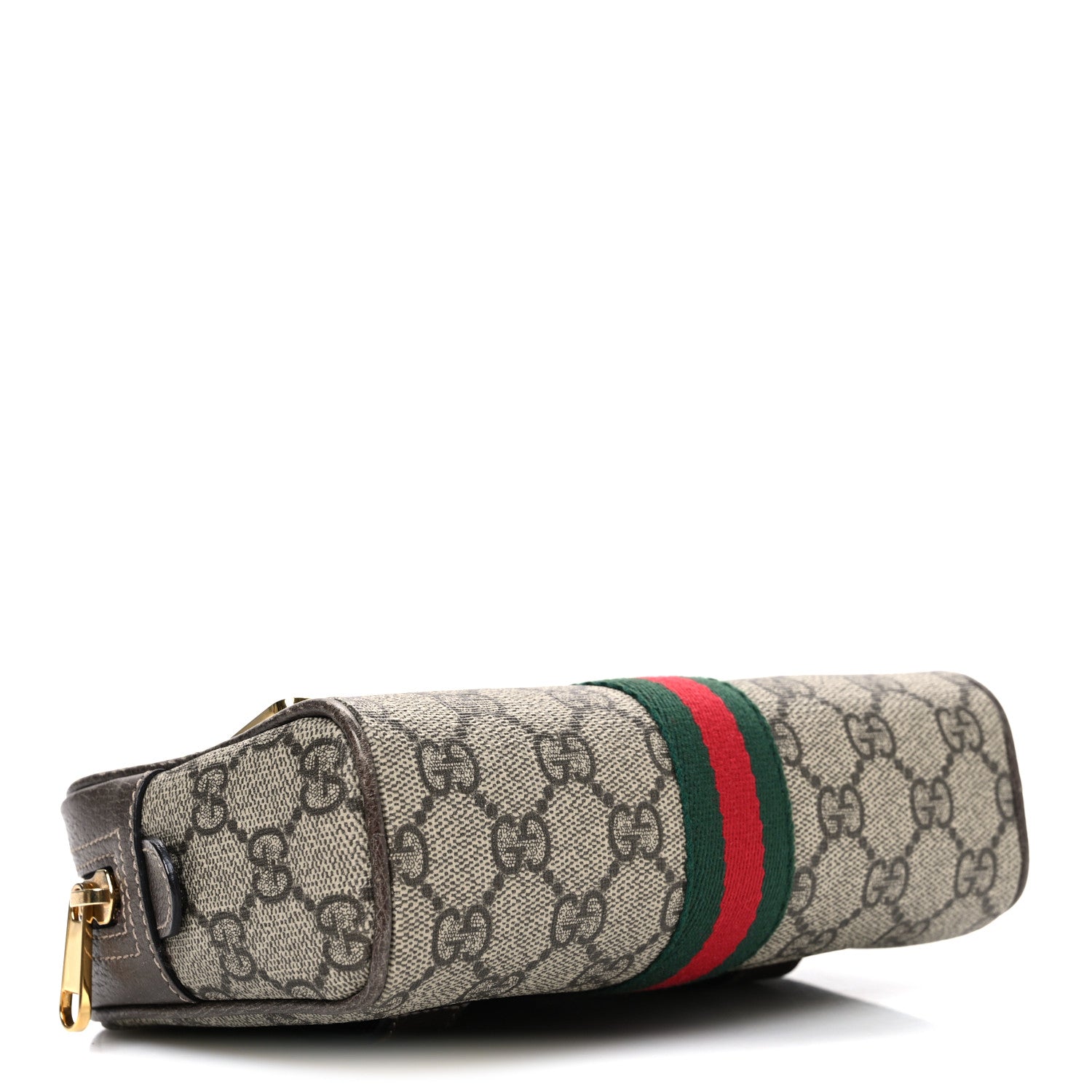 Gucci GG Supreme Monogram Web Small Ophidia Belt Bag 85 34 Dark Brown 4 of 11