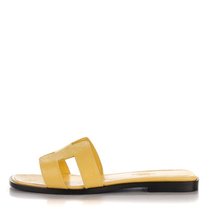 Hermes Verni Epsom Oran Sandals 36 Paille 1 of 7