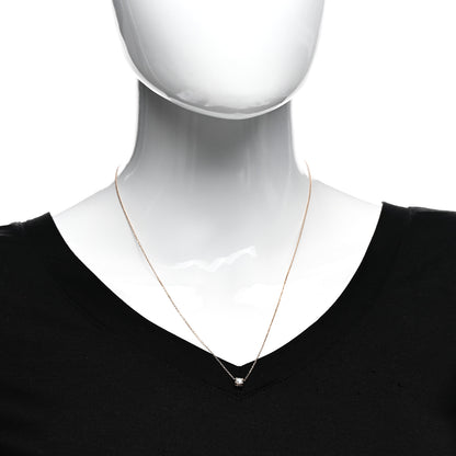 Cartier 18K Pink Gold Diamond .34ct C De Cartier Pendant Necklace 2 of 5