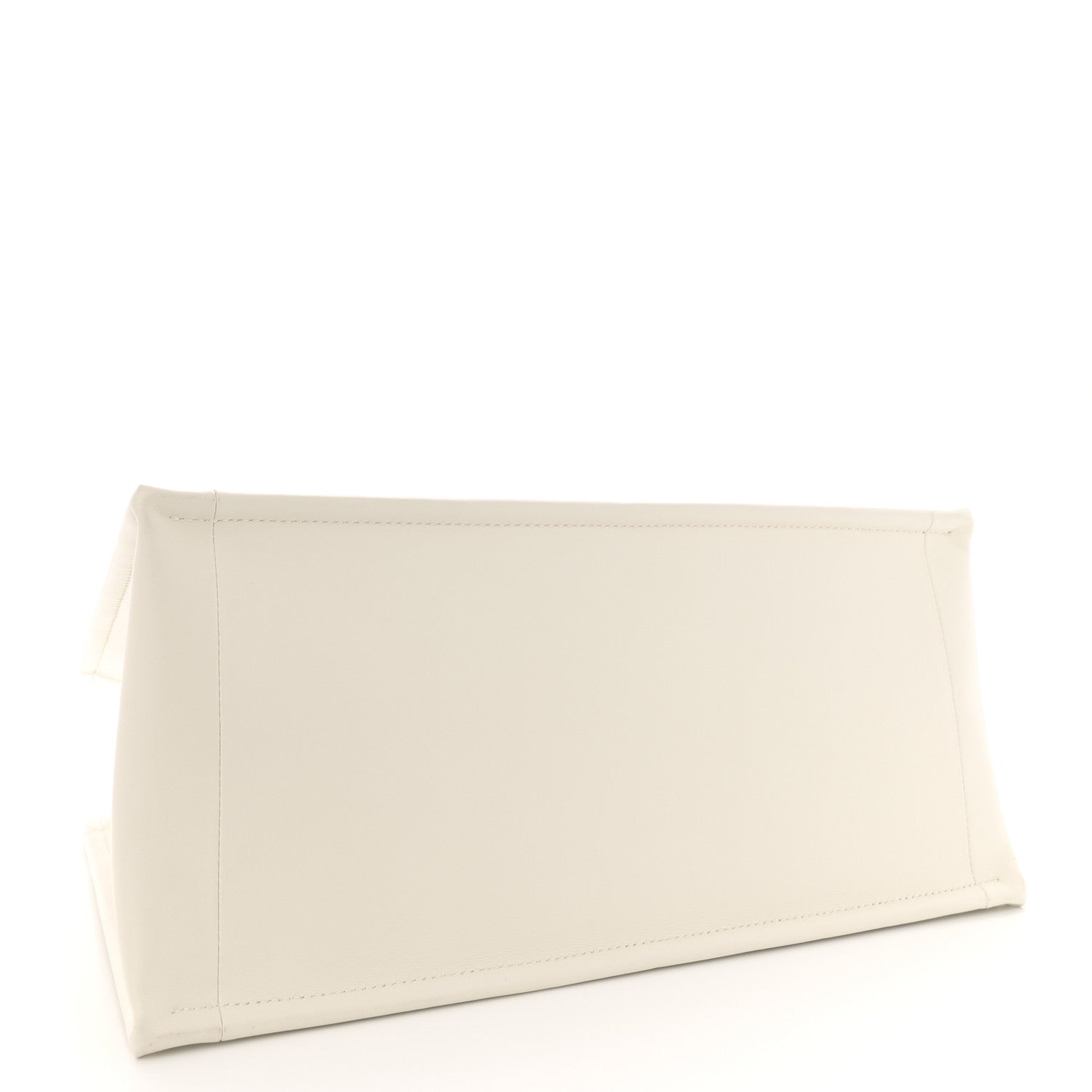 Christian Dior Calfskin Macro Cannage Medium Book Tote White 4 of 12