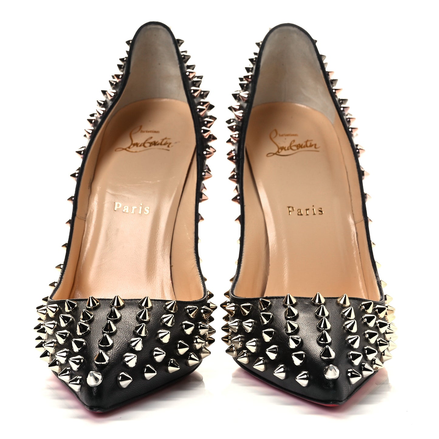 Kid Patent Follies Spikes 120 Pumps 39 Black