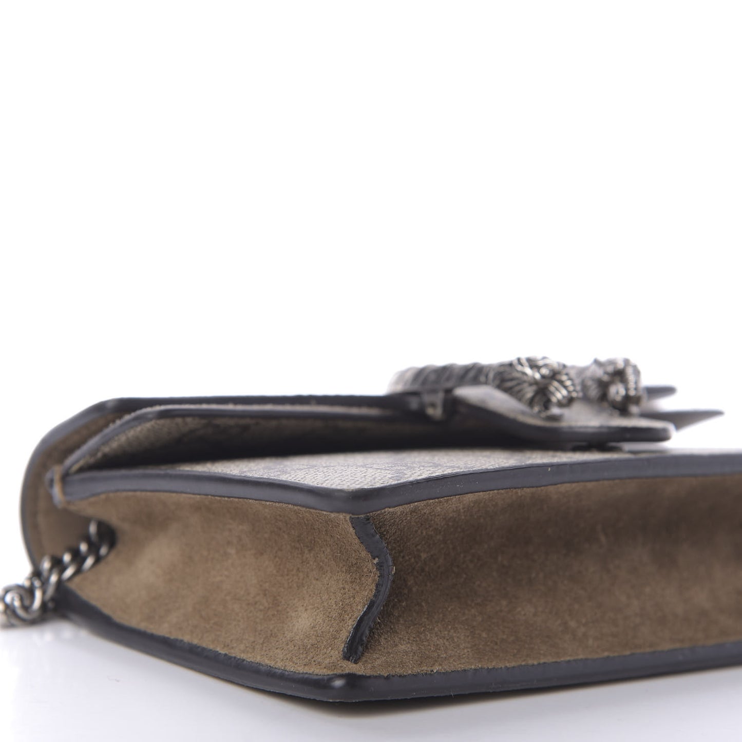 GG Supreme Monogram Super Mini Dionysus Shoulder Bag Taupe