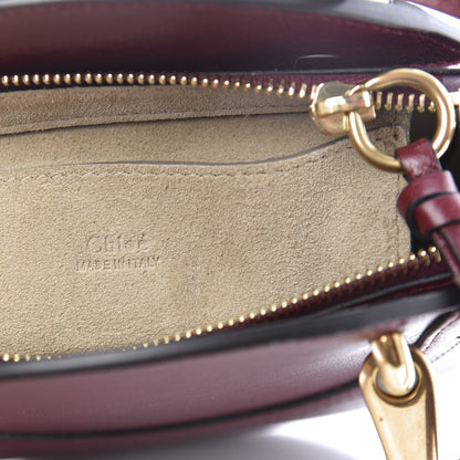 Chloe Calfskin Suede Small Pixie Bag Sienna Red 8 of 10