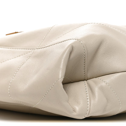 Saint Laurent Lambskin Matelasse Monogram Medium Jamie 4.3 Pochon Crema Soft 11 of 11