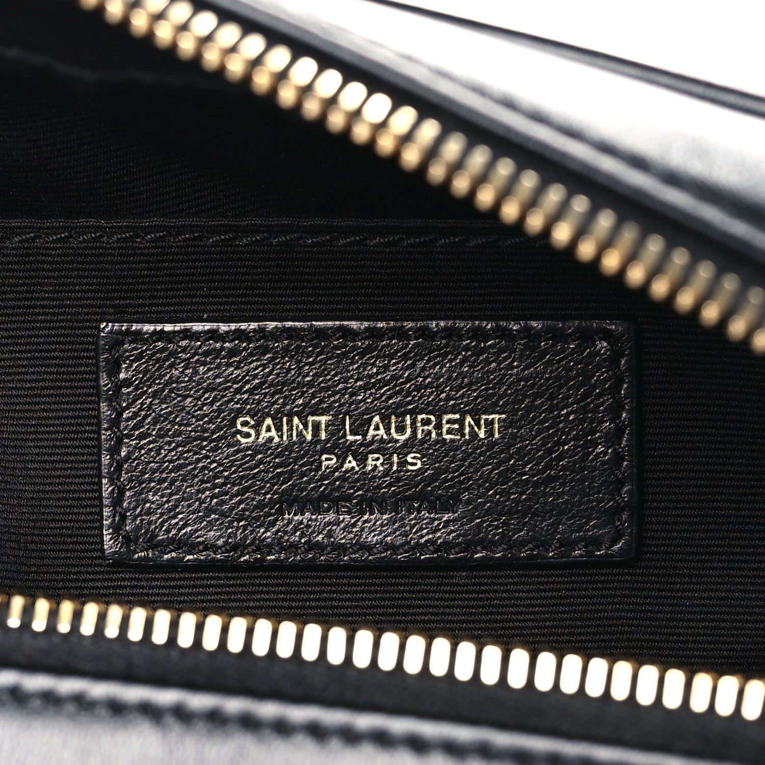 Saint Laurent Calfskin Matelasse Monogram Lou Camera Bag Black 6 of 9