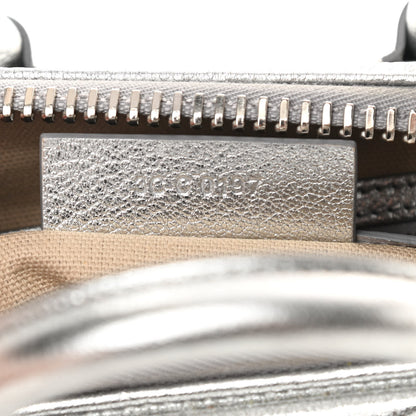 Givenchy Metallic Sugar Goatskin Mini Antigona Silver 6 of 15