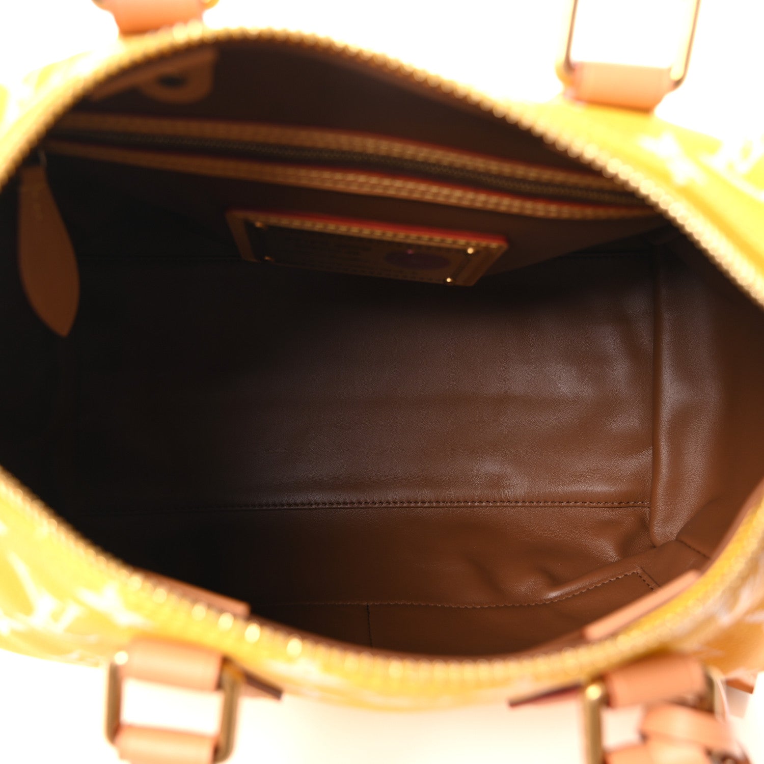 Louis Vuitton Calfskin Monogram Speedy P9 Bandouliere 25 Jaune Mat 6 of 10