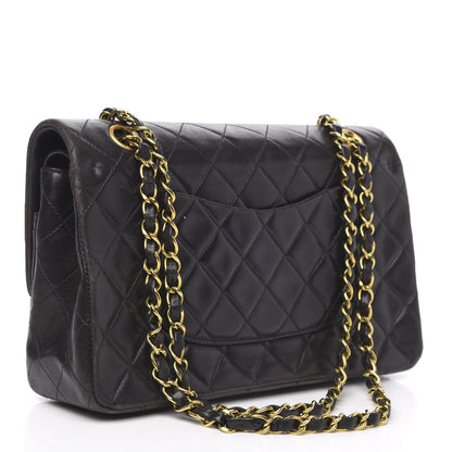 Chanel Lambskin Quilted Medium Double Flap Black 4 of 17