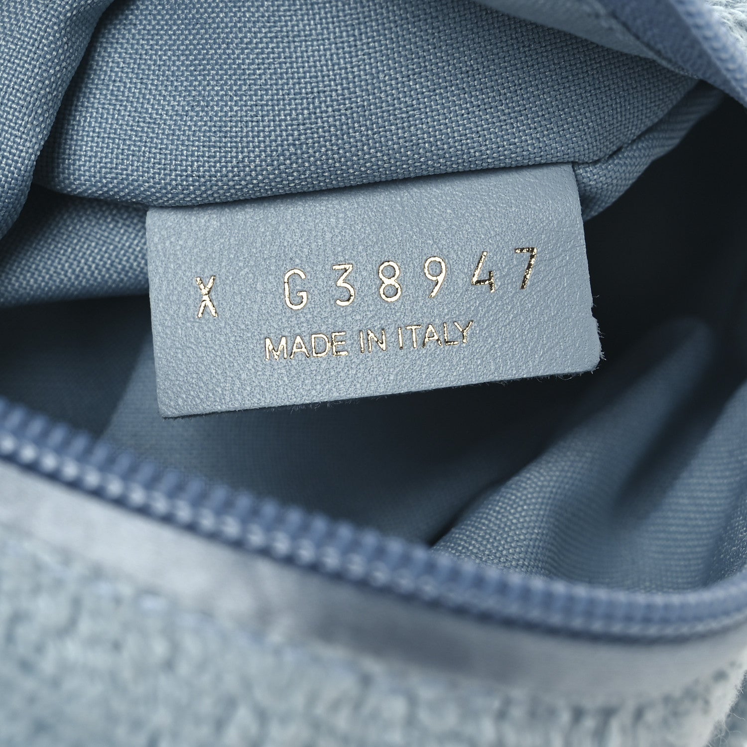 Chanel Terry Cloth Raffia CC Logo Thong Sandals 37 Blue 12 of 17