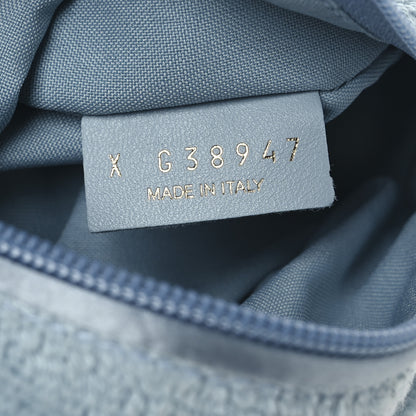 Chanel Terry Cloth Raffia CC Logo Thong Sandals 37 Blue 12 of 17