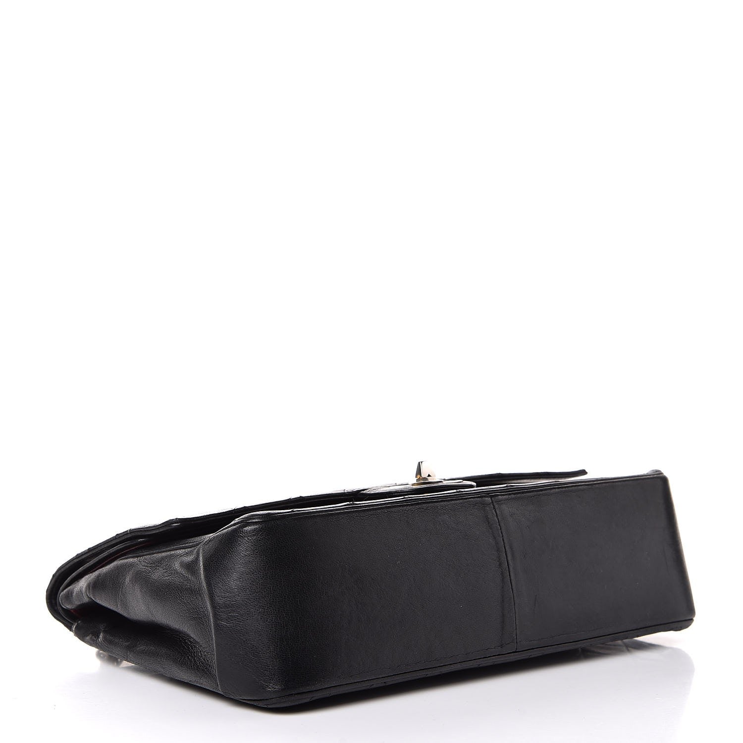 Chanel Lambskin Medium Mademoiselle Chain Double Flap Black 5 of 7