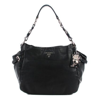 Prada Soft Calf Two Pocket Hobo Nero Black 1 of 11