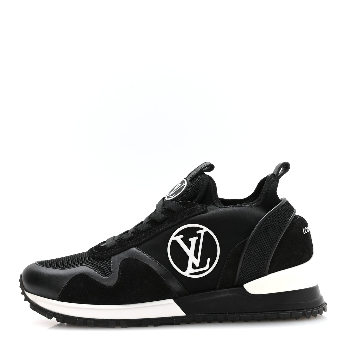 Calfskin Run Away Sneakers 37 Black