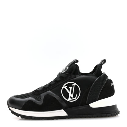 Louis Vuitton Calfskin Run Away Sneakers 37 Black 1 of 10