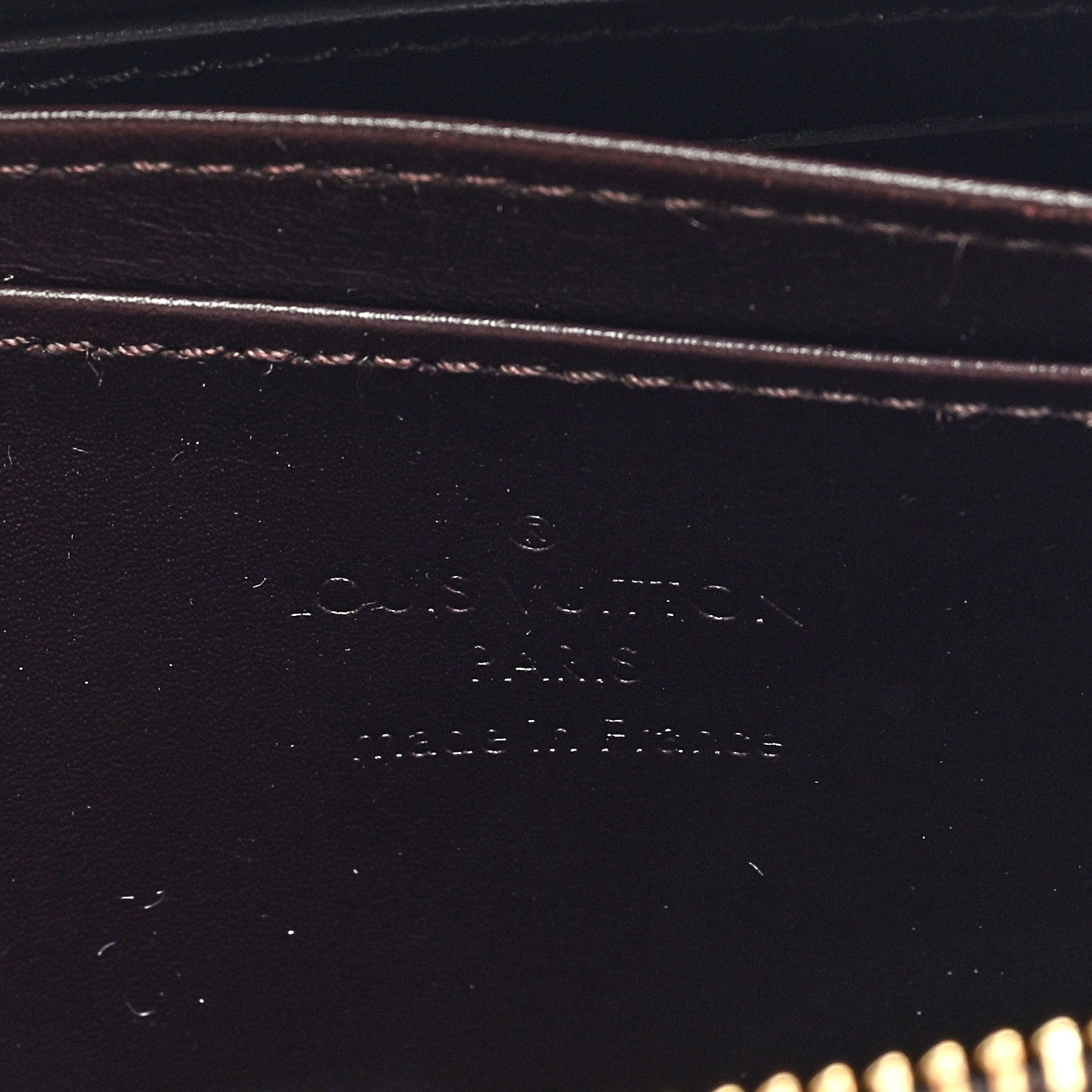Louis Vuitton Vernis Zippy Coin Purse Wallet Amarante 6 of 6
