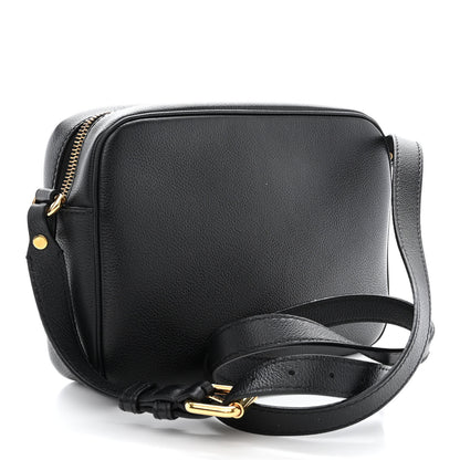 Versace Grained Calfskin Medusa Camera Bag Black 3 of 12