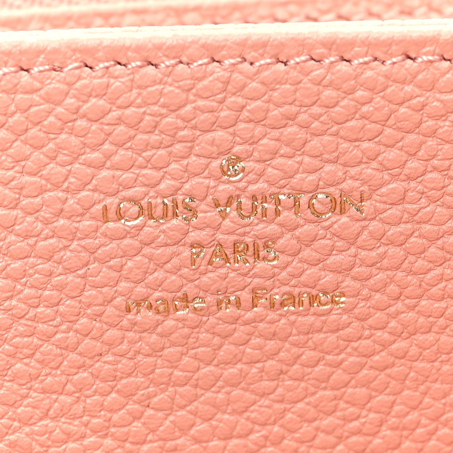 Empreinte Monogram Giant Zippy Wallet Rose Trianon Creme