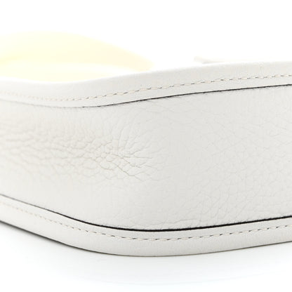 Hermes Taurillon Clemence Amazone Evelyne TPM New White 9 of 11