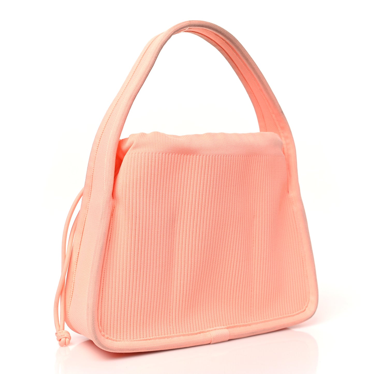 Ribbed Knit Small Ryan Bag Faded Neon Orange
