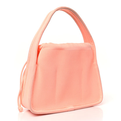 Alexander Wang Ribbed Knit Small Ryan Bag Faded Neon Orange 3 of 10