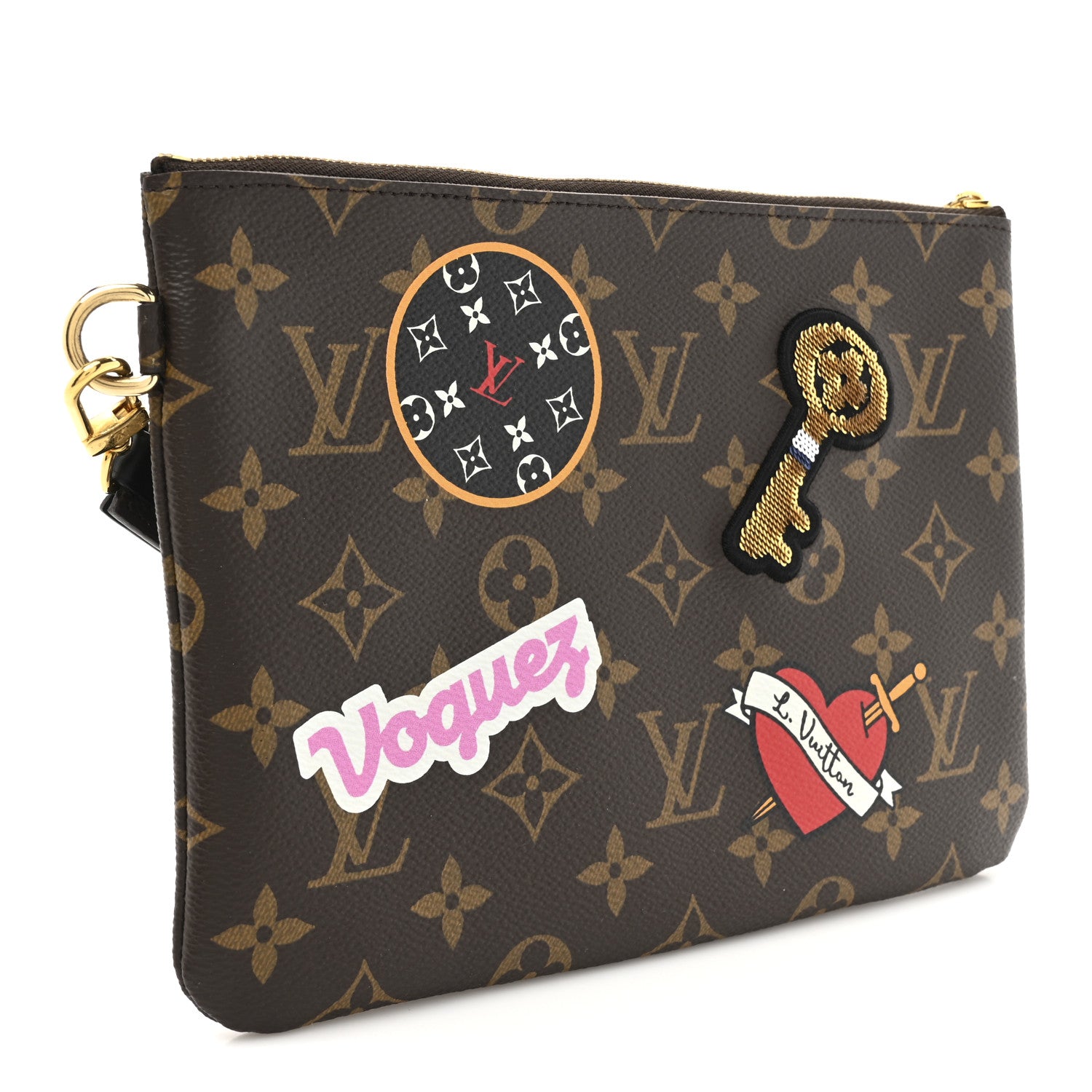 Louis Vuitton Monogram Travel Stickers City Pouch 3 of 6