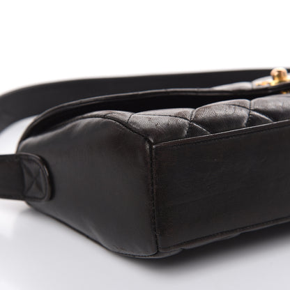 Chanel Lambskin Quilted East West Flap Black 9 of 22