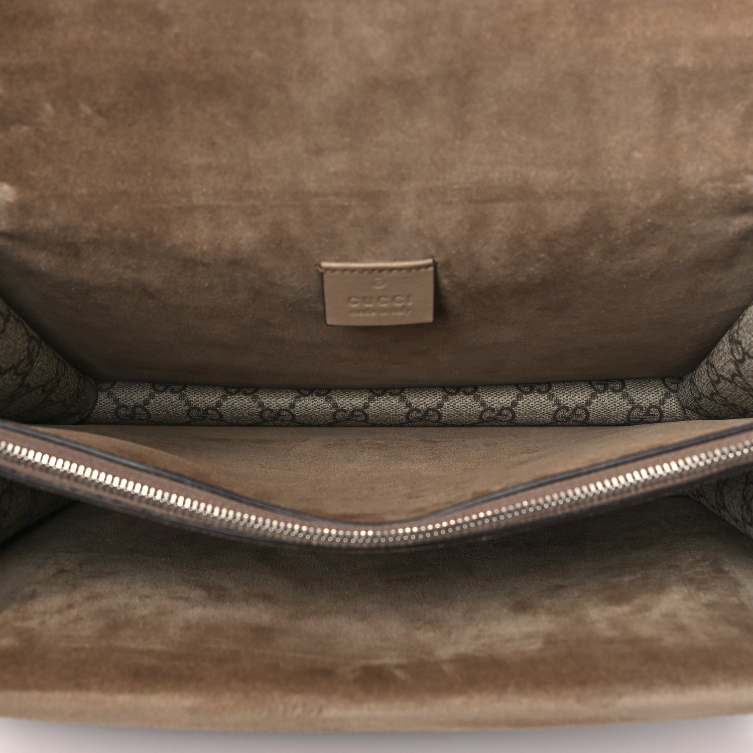 Gucci GG Supreme Monogram Medium Dionysus Shoulder Bag Taupe 5 of 10